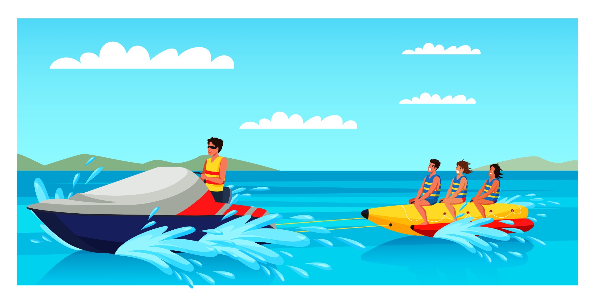 Passeios de Banana Boat e Boia no Algarve