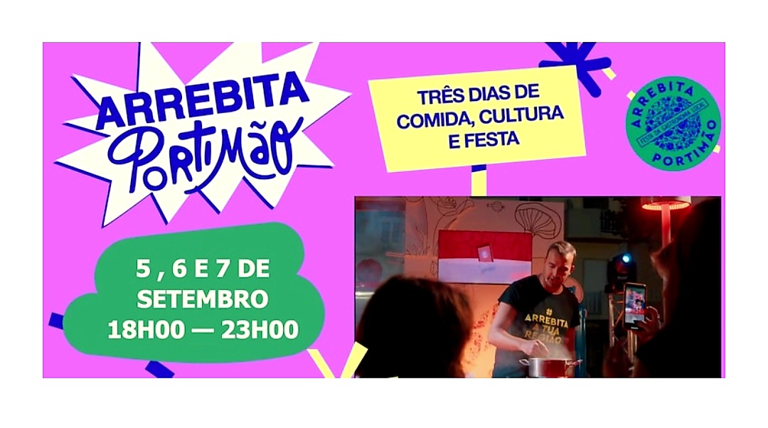 🎉🍴 Arrebita Portimão! The 6th edition of the event has kicked off in Portimão, at Alameda da Praça da República. Free admission, with unique flavors at just €7.50 per dish. Enjoy the best local cuisine from 6:00 PM to 11:00 PM.