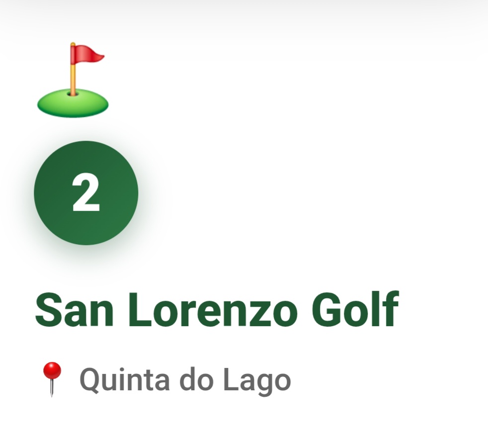 SAN LORENZO GOLF COURSE