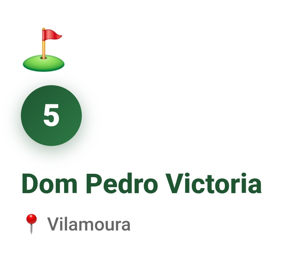 DOM PEDRO VICTORIA GOLF COURSE
