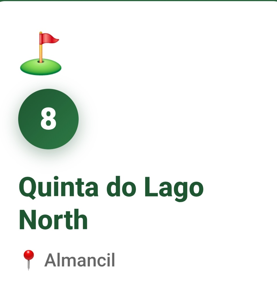 QUINTA DO LAGO NORTH COURSE