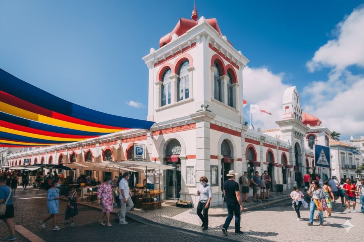 O Mercado Municipal de Loulé, inaugurado em 1908, destaca-se pela sua arquitetura em estilo neoárabe, sendo considerado o ex-líbris da cidade. Ao longo da sua história, tem sido um importante polo de abastecimento de produtos frescos e um ponto de encontro, tendo sido alvo de várias remodelações para manter a sua funcionalidade e atratividade.
