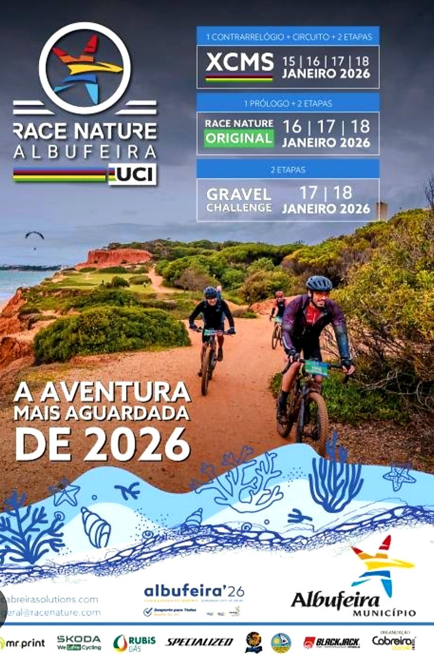 🏁 RaceNature Albufeira returns in January, challenging mountain bike enthusiasts to explore the most incredible trails in the Algarve.