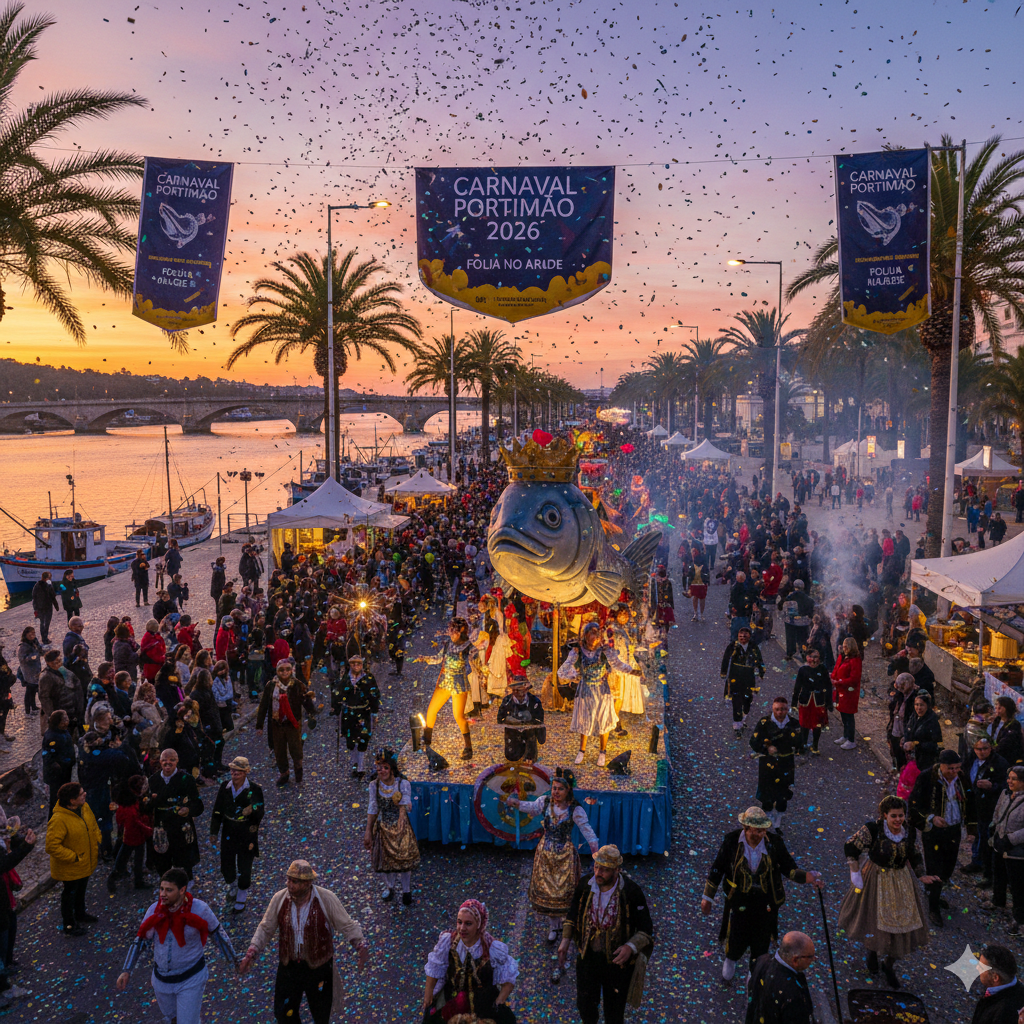 Carnival Parades in the Riverside Area of ​​Portimão and Alvor